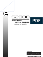 Akai S2000 Manual