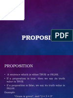 Proposition Report