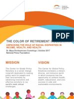 The Color of Retirement Insecurity:: Unpacking The Role of Racial Disparities in Income, Wealth, and Health