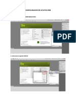 Configuracion de Un Sitio Web
