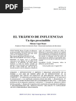 EL TRÁFICO DE INFLUENCIAS