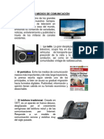 5 Medios de Comunicación