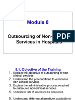 10 Outsourcing of Non-Clinical Services