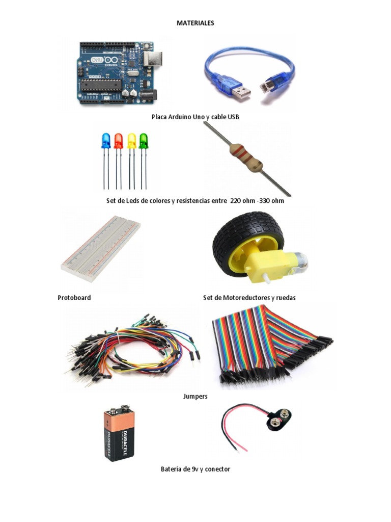 Materiales Taller Arduino PDF | PDF