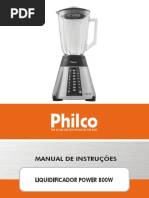 Liquidificador Philco Power 800W - 053101017_manual_manual