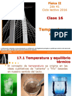 Clase 16 - Temperatura y Calor