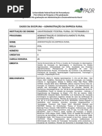 Administração Da Empresa Rural