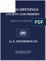 Chess Openings Ancient and Modern - E. FREEBOROUGH