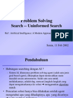 Problem Solving: Search - Uninformed Search
