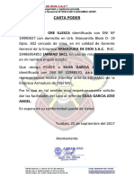 Carta Poder Silva Garcia