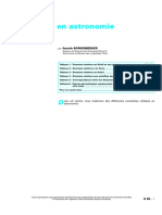 Constantes en Astronomie PDF