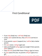 First Conditional Sentences