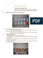 Pasos Para Elaborar El Periódico Mural