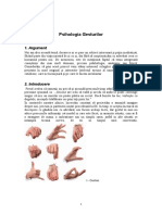 Proiect Psihologia Gesturilor