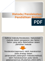 PPB Metode Dan Pendekatan