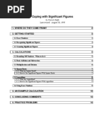 Coping With Significant Figures: 1. Where Do They Come From? 2 2. Getting Started 3