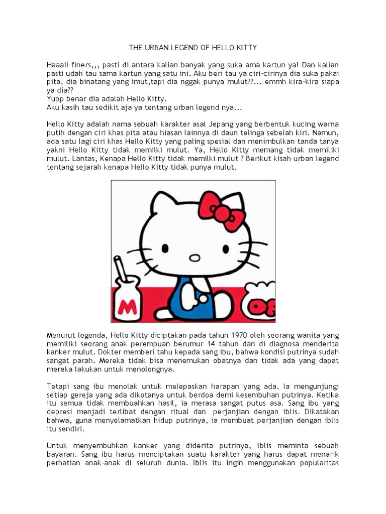 The Urban Legend of Hello Kitty PDF