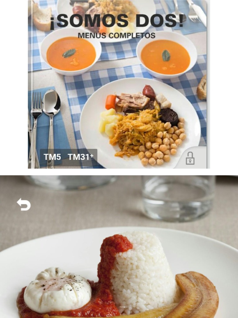 Somos Dos! Menus Completos | PDF
