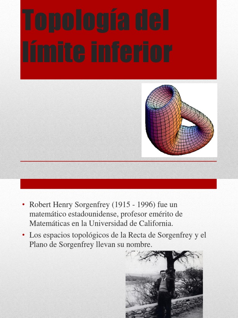 Topologia Del Limite Inferior PDF