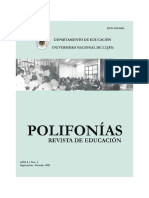 POLIFONIAS - Alcances y Límites de La Mirada Psicoeducativa Sobre El Aprendizaje Escolar - Baquero PDF