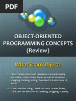Object Oriented Programming