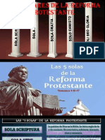 Los 5 Pilares de La Reforma Protestante