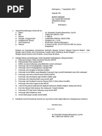 Surat pengajuan pensiun dini