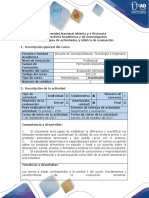 Guía de Actividades y Rubrica de Evaluación - Unidad 1- Paso 2 - Proyecto Fase 1