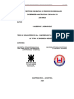 PROYECTO DE PREVENCIÓN DE RIESGOS PROFESIONALES Andamios PDF