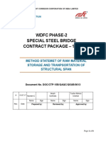 Method Statement of Raw Material Storage