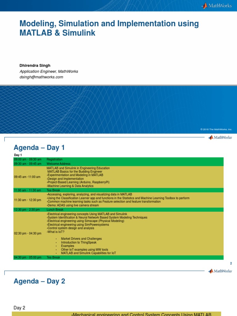 Modeling, Simulation and Implementation Using MATLAB PDF | PDF ...