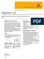 Co-Ht - SikaGrout 212 PDF