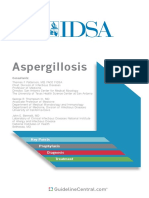 Aspergillosis IDSA Pocketcard Guideline (2016)