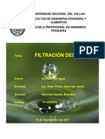 Filtración Del Agua