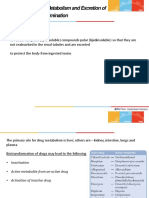 Pharmacokinetics: Metabolism and Excretion of Drugs, Kinetics of Elimination