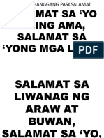 Walang Hanggang Pasasalamat