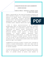 Retos en La Formación Docente Ante La Nueva Ruralidad Del Contexto Mexicano