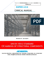 Technical Manual for Super 4-5-6 Pallet Racking System