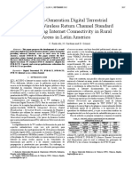 A Second Generation Digital Terrestrial Television Wireless Return Channel Standard for Providing Internet Connectivity in Rural Areas in Latin America