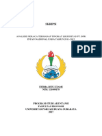 Analisis Neraca Terhadap Tingkat Likuiditas PT. BPR Intan Nasional Pada Tahun 2011-2015 