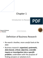Introduction To Research: Research Methods Business Research Methods Business