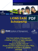 LIONS EASB Scholarship Program SPM
