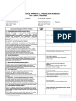 2 Form Performance Appraisal Penilaian Kinerja - Doc - 1498808381646