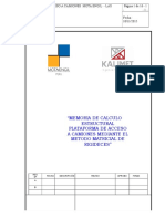 Memoria de Calculo de Estructura Metalica Plataforma de Acceso A Camiones Rev 04