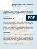 Algunas Expresiones Comunes Cuyo Uso Correcto Se Desconoce o Se Hace de Manera Incorrecta