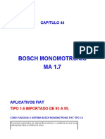 Como funciona o sistema Bosch Monomotronic Fiat Tipo 1.6 importado de 93 a 95