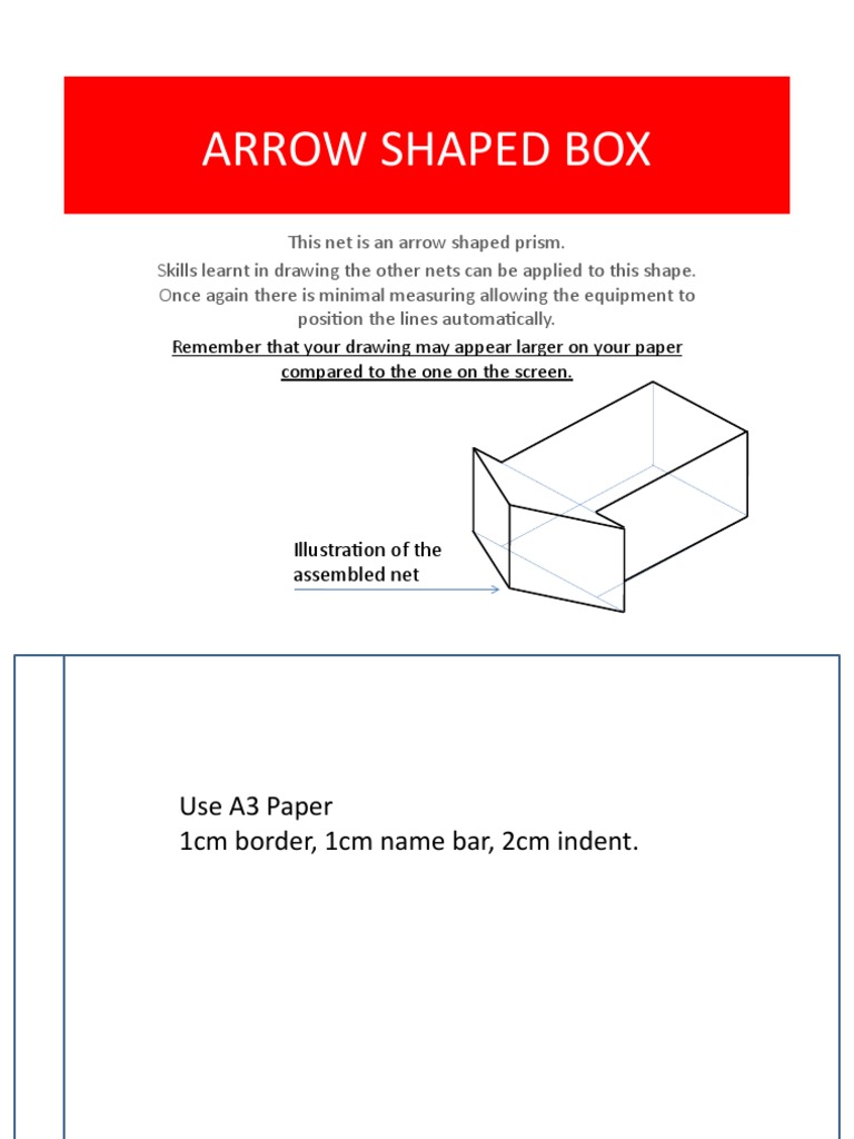 Arrow Shaped Box | PDF