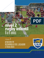 Desarrollo jugador rugby infantil