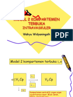 Model 2 Kompartemen Terbuka