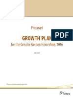Proposed Growth Plan For The Greater Golden Horseshoe-2016